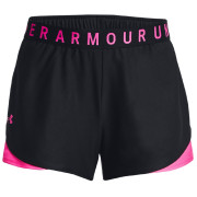 Short femme Under Armour Play Up Shorts 3.0 noir / rose Black / Rebel Pink / Rebel Pink