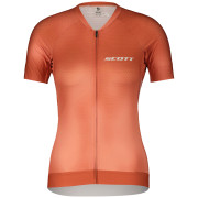 Maillot vélo femme Scott RC Pro SS rouge / orange rose beige/braze orange