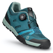 Chaussures vélo femme Scott W's Sport Crus-r Flat Boa bleu / vert petrol blue/mint green