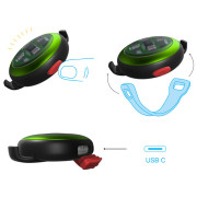 Lumière pour chien Curli Luumi Safety LED Lights rechargeable