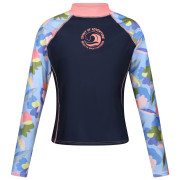 T-shirt femme Regatta Wmn L/S Rash Vest bleu foncé Navy/Abstract Floral Print