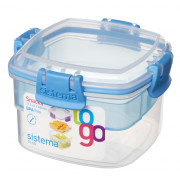 Boîte aliments Sistema Snacks TO GO 400ml bleue