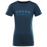 T-shirt enfant Alpine Pro Mereno 2 bleu MOROCCAN