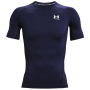 T-shirt fonctionnel homme Under Armour HG Armour Comp SS bleue MidnightNavy//White