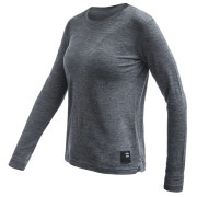 T-shirt femme Sensor Merino Lite gris anthracite gray