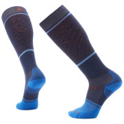 Chaussettes de ski Smartwool Snowboard Tc Retro Line Otc bleu foncé Deep Navy