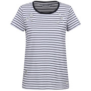 T-shirt femme Regatta Odalis II blanc / bleu White/NvyStr