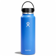 Bouteille Hydro Flask Wide Mouth 40 oz bleu / gris cascade