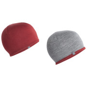 Bonnet Icebreaker Pocket Hat rouge / gris Cabernet/GritstoneHthr