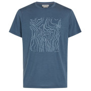 T-shirt fonctionnel homme Icebreaker M 150 Tech Lite SS Tee Great Heights bleu / gris Dawn