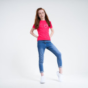 T-shirt enfant Dare 2b Rightful Tee rose clair Neon Pink