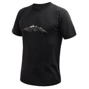 T-shirt fonctionnel homme Sensor Merino Cordura Peak noir černá