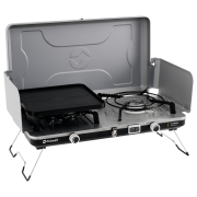 Réchaud camping Outwell Merapi Pro Duo Deluxe argenté Silver Grey