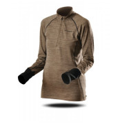 Sweat-shirt femme Trimm Clinic Lady green lite khaki/grey melange