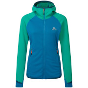 Sweat-shirt femme Mountain Equipment W's Eclipse Hooded Jacket bleu / vert Mykonos/Deep Green