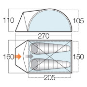 Tente Vango Alpha 250 (2019)
