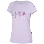 T-shirt femme Zulu Bambus Nature 210 Short violet lilac