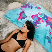 Serviette sechage rapide Towee Travel The World 80x160 cm
