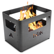 Brasero Höfats Beerbox noir Corten steel