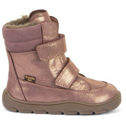 Bottes d'hiver enfant Frodo Barefoot Zeru Tex Winter Pink/Gold