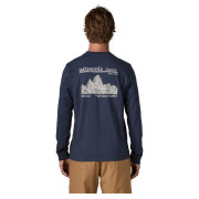 T-shirt homme Patagonia M's L/S MW Hut Tripper Skyline T-Shirt