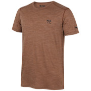 T-shirt homme Zulu Merino Timber 160 Short Comfy brun brown