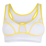 Soutien-gorge Sensor Lissa bílá/žlutá blanc White/Yellow