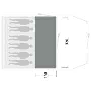 Tapis de tente Outwell Cozy Carpet Rockwell 6