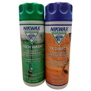 Imprégnation Nikwax Sada Twin Tech Wash a TX.Direct Wash-In (300 + 300ml)