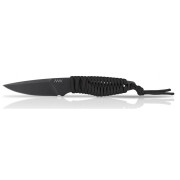 Couteau Acta non verba P100 Dlc/Plain edge vert Black/Black