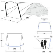 Auvent gonflable Outwell Touring Canopy Air