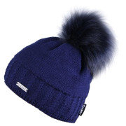 Bonnet de ski femme Sherpa Amber bleue Darkblue