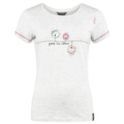 T-shirt fonctionnel femme Chillaz Saile Same But Different gris claire Light Grey Melange