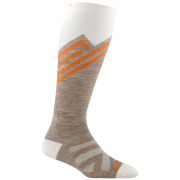 Chaussettes hautes femme Darn Tough Peaks Rfl Otc Ultra-Lightweight brun biscotti