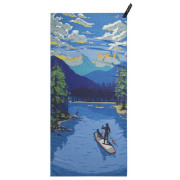 Serviette sechage rapide PackTowl Personal Body bleu clair Daydream Print