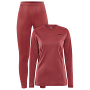 Ensemble femme Craft Core Warm Baselayer rouge / noir Astro