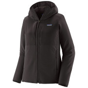 Veste polaire fonctionnelle femme Patagonia W's R2 CrossStrata Hoody vert Black