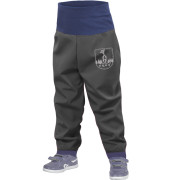 Pantalon non-isolant bambins Unuo Softshell gris foncé