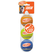 Jouet pour chien Nerf Dog Squeak Tennis Ball 3 pcs