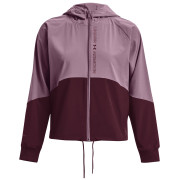 Veste femme Under Armour Woven FZ Jacket violet Misty Purple / / Dark Maroon