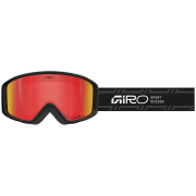 Masques ski Giro Index 2.0 Black Stacked-Amber Scarlet