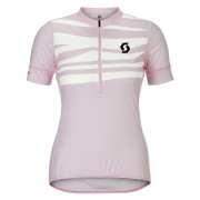 Maillot vélo femme Scott Jersey W's Endurance LT SS rose clair bliss pink