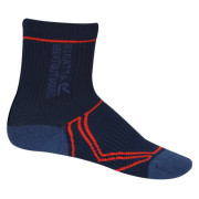 Chaussettes enfant Regatta 2 Season TrekTrail bleue Navy/Ambglow