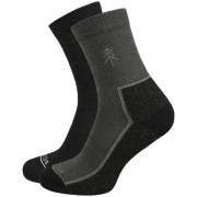 Chaussettes MOOA Merino Forest 2-pack mix2 Mix 2 (black,green)