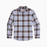 Chemise homme Royal Robins Lieback Organic Cotton Flannel L/S bleu / rouge Shasta Blue Oak Pld
