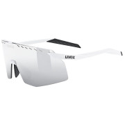 Lunettes soleil Uvex Pace Stage blanc /argenté WHITE MATT / MIR.SILVER