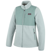 Sweat-shirt femme MOOA Sherpa vert clair pale teal