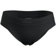 Culotte fonctionnell femme Icebreaker W Mer Rib Lotus Hipster noir Black