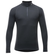 Col roulé homme Devold Duo Active Man Zip Neck vert Black