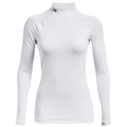 T-shirt femme Under Armour Authentics Mockneck blanc White/Black